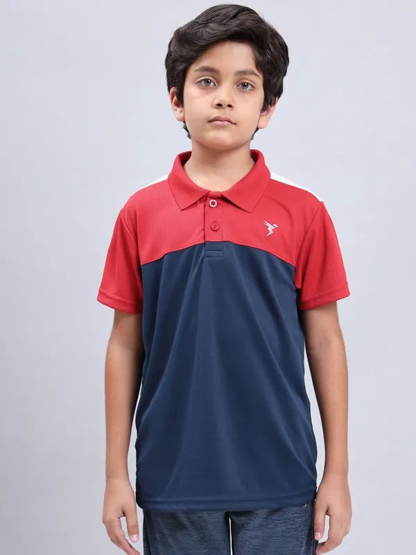 Technosport Boys Active Half Sleeve T-shirt