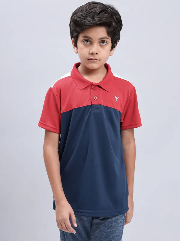 Technosport Boys Active Half Sleeve T-shirt