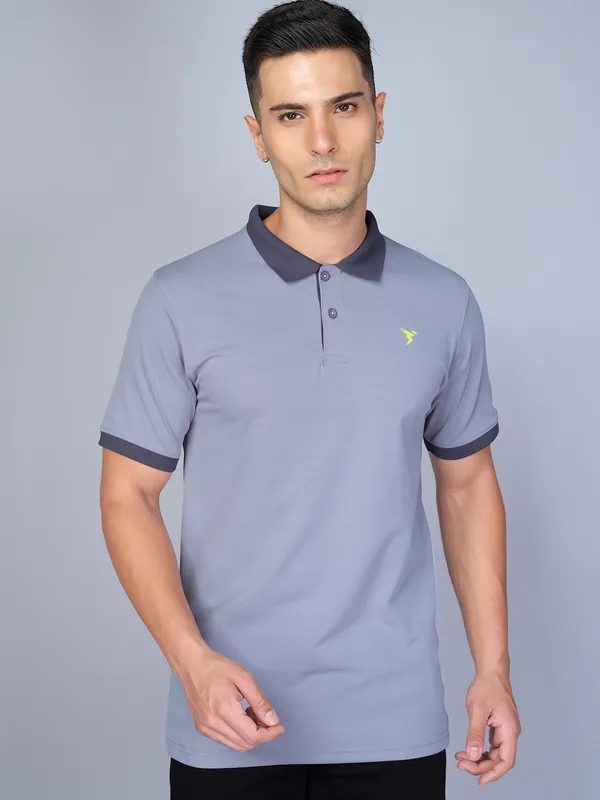 Technosport Mens Active Polo Half Sleeve T-shirt
