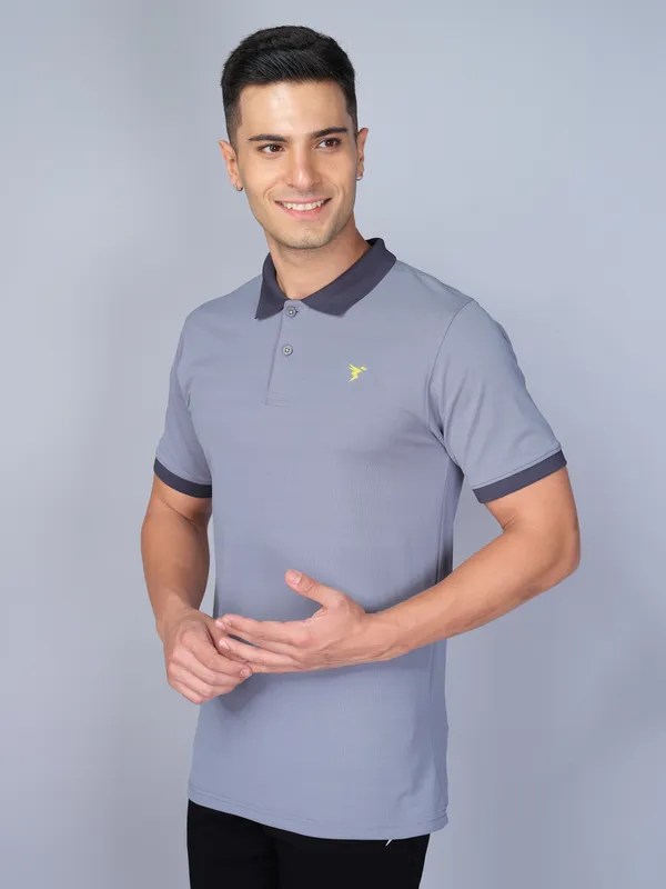 Technosport Mens Active Polo Half Sleeve T-shirt