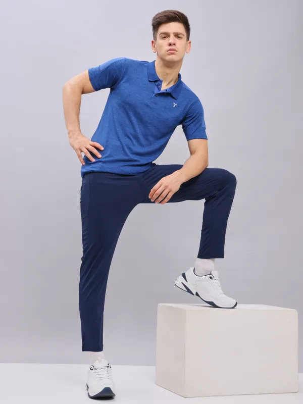 Technosport Men's Active Denim Polo T-Shirt