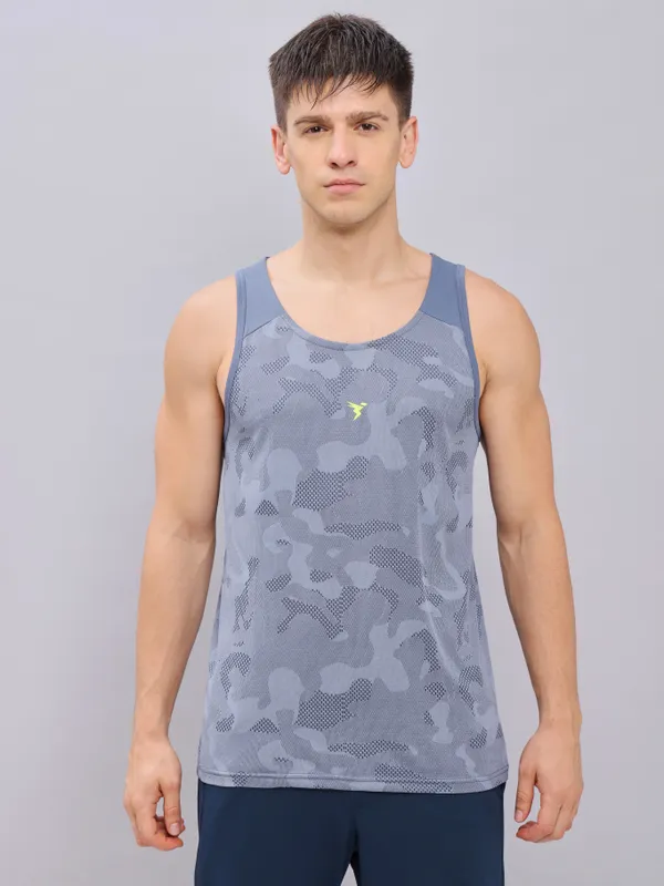 Technosport Men's Active Light Navy Tank Top