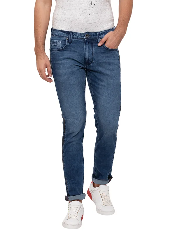 Being Human Men Skinny Fit Denim-Light Tone
