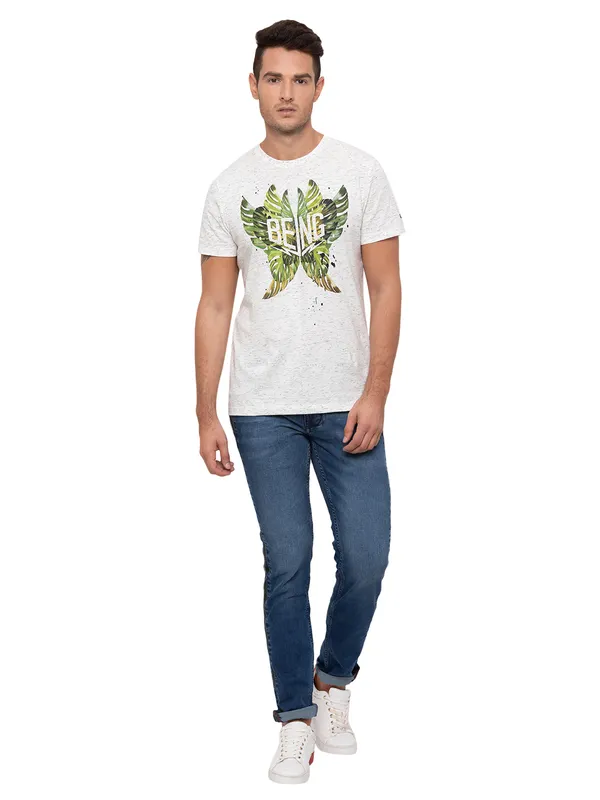 Being Human Men Skinny Fit Denim-Light Tone