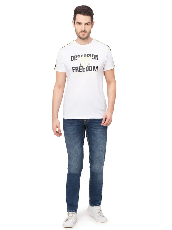 Being Human Men Slim Fit Denim-Dark Tone