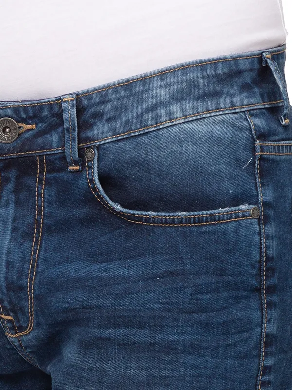 Being Human Men Slim Fit Denim-Dark Tone