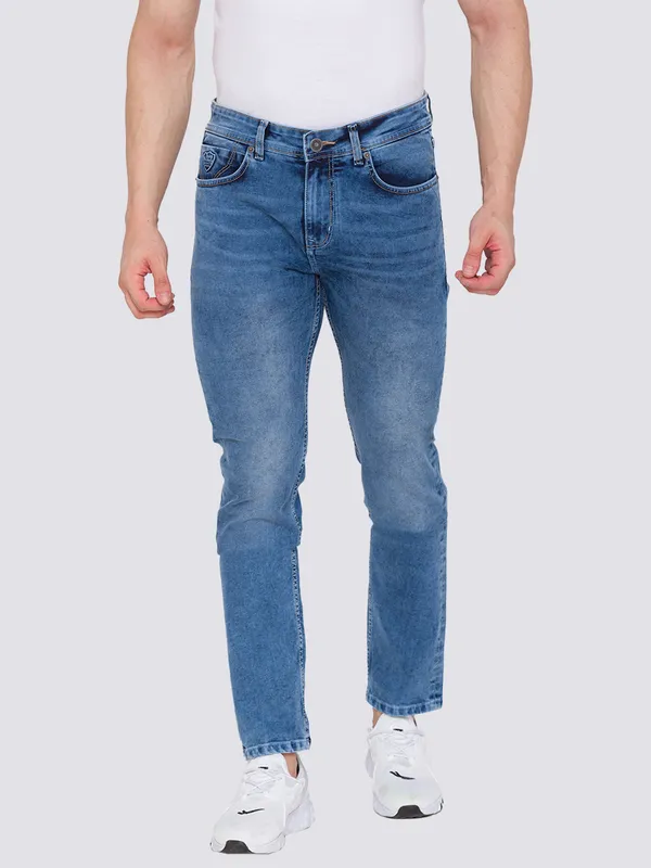 Being Human Men Slim Fit Denim-Light Tone