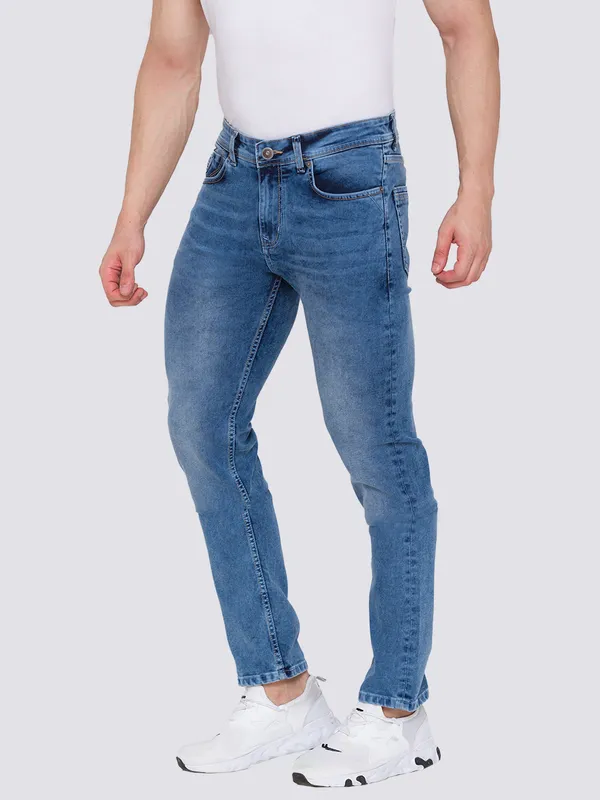 Being Human Men Slim Fit Denim-Light Tone