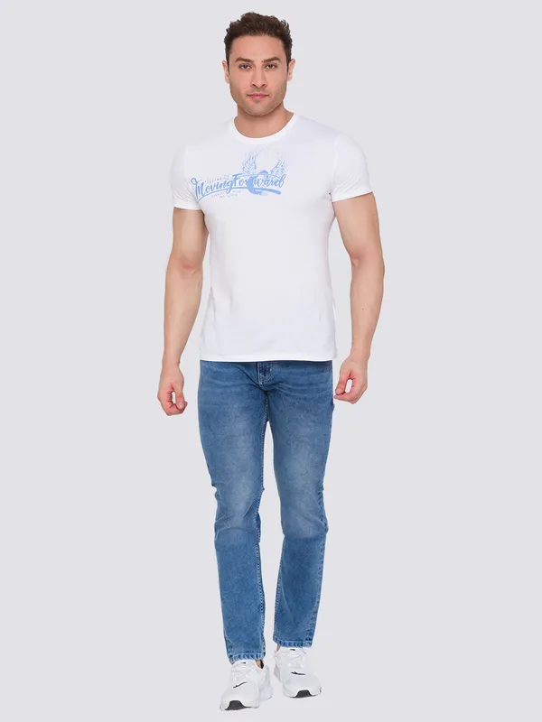 Being Human Men Slim Fit Denim-Light Tone