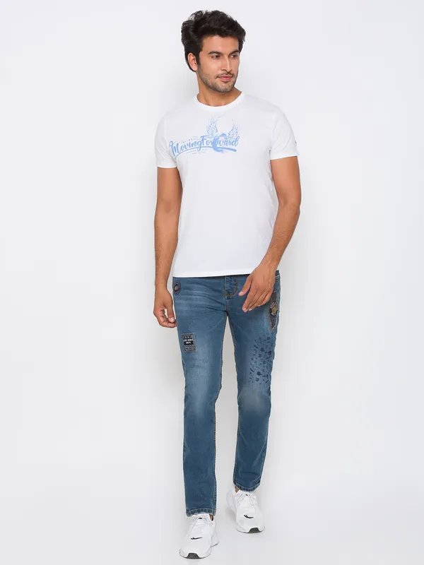 Being Human Men Skinny Fit Denim-Mid Tone
