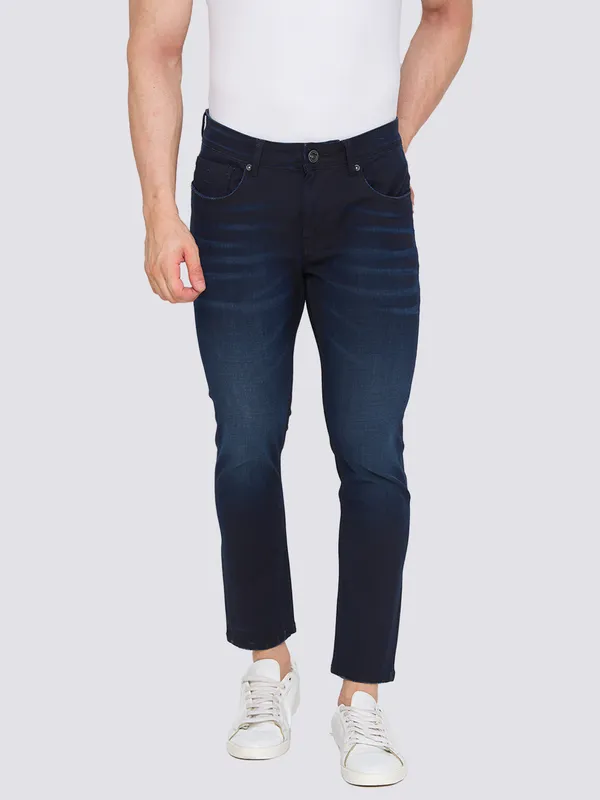 Being Human Men Skinny Cropped Fit Denim-Dark Tone