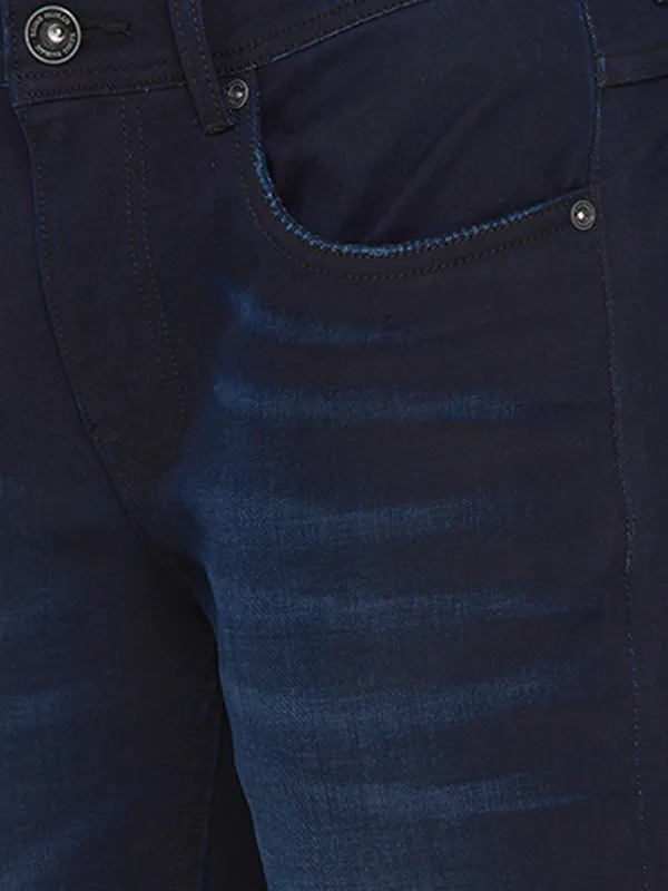 Being Human Men Skinny Cropped Fit Denim-Dark Tone