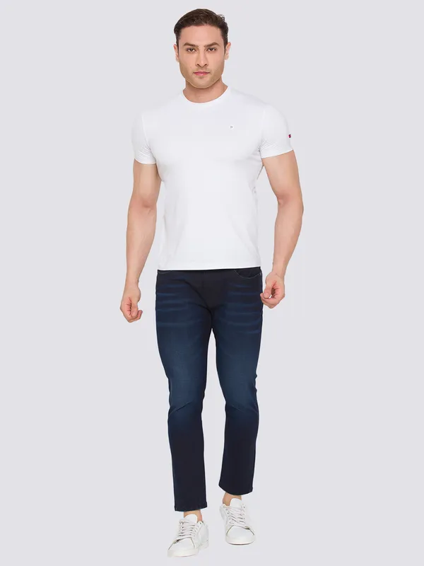 Being Human Men Skinny Cropped Fit Denim-Dark Tone