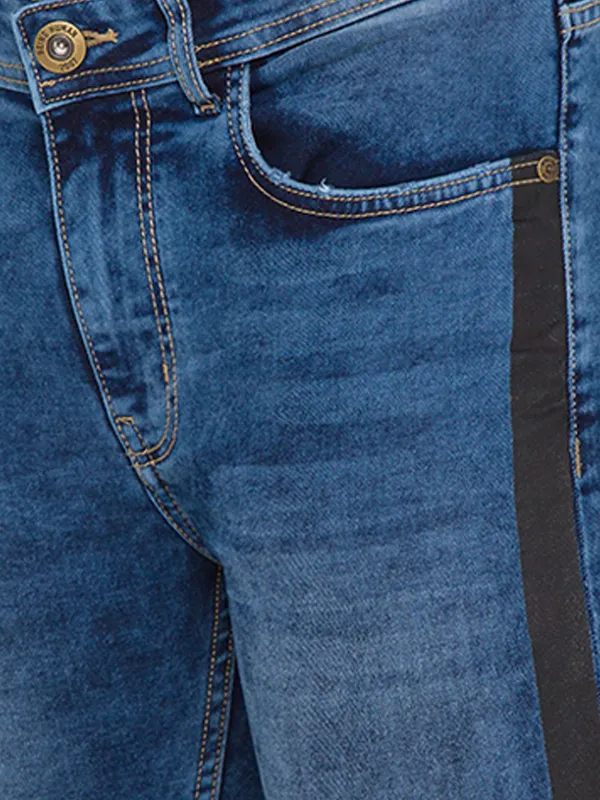 Being Human Men Skinny Cropped Fit Denim-Mid Tone