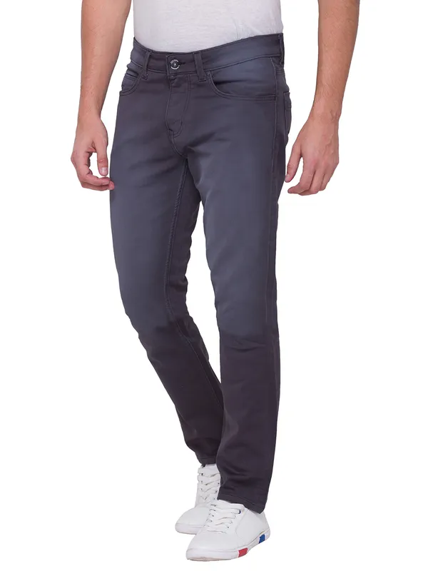 Being Human Men Slim Fit Denim-Charcoal