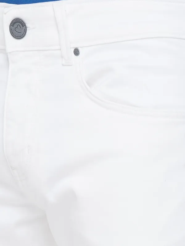 Being Human Men Slim Fit Denim-White
