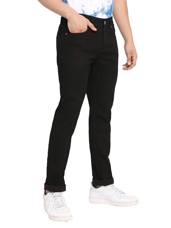 Being Human Clothing Men Slim Fit Denim-Dark Tone