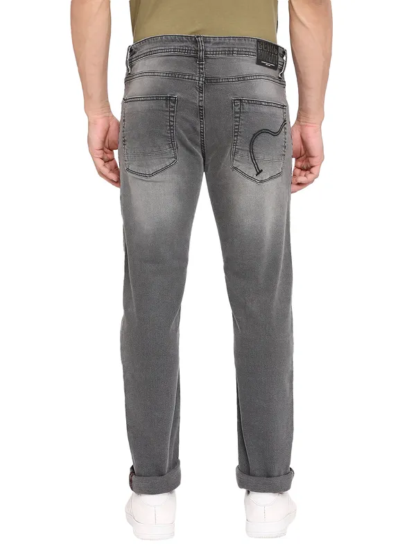 Being Human Men Slim Fit Denim-Grey Tone