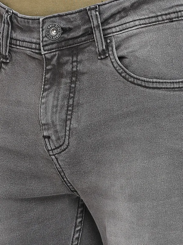Being Human Men Slim Fit Denim-Grey Tone