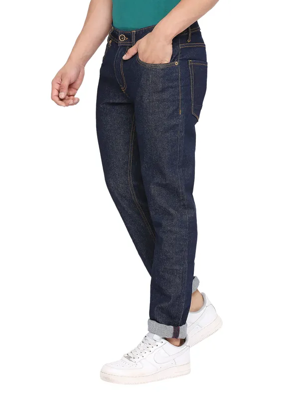 Being Human Men Slim Fit Denim-Dark Tone