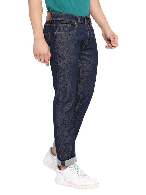 Being Human Men Slim Fit Denim-Dark Tone