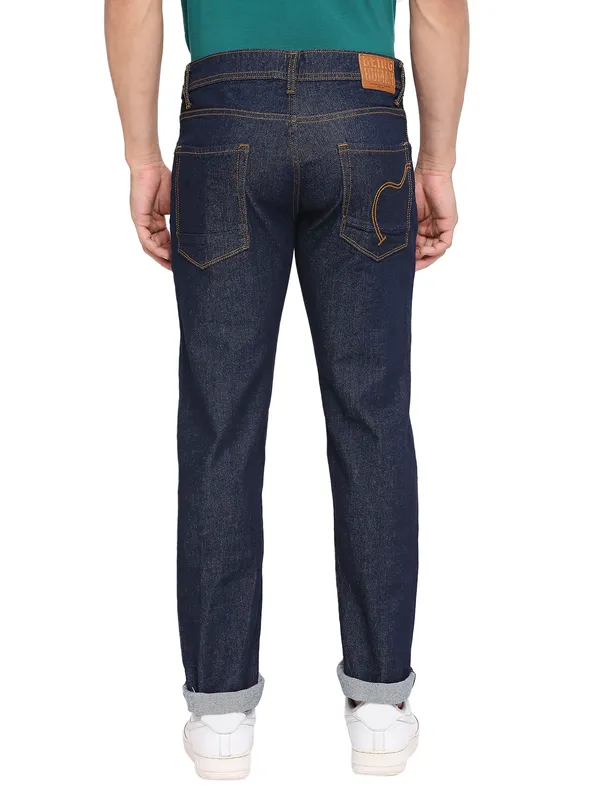 Being Human Men Slim Fit Denim-Dark Tone