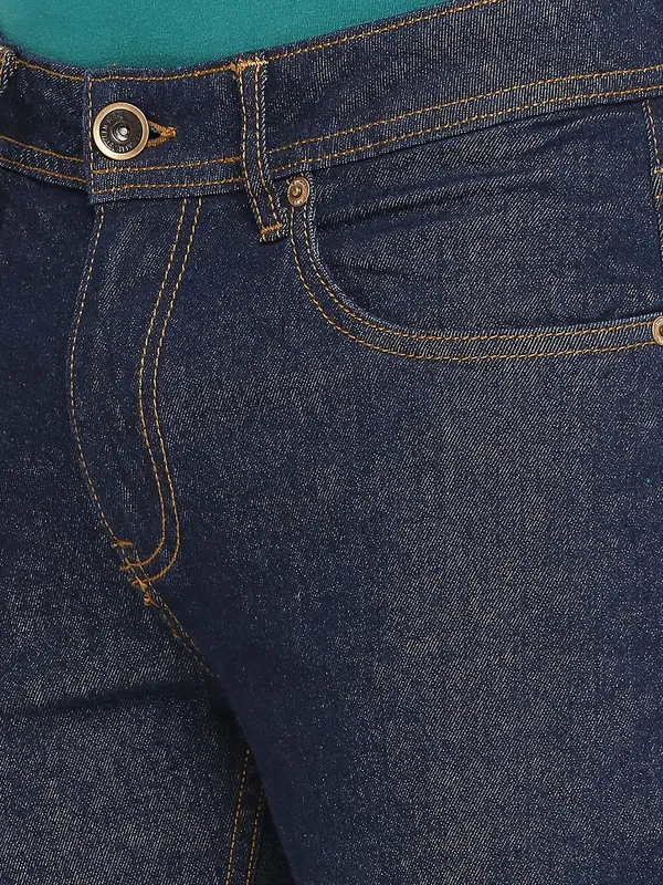 Being Human Men Slim Fit Denim-Dark Tone