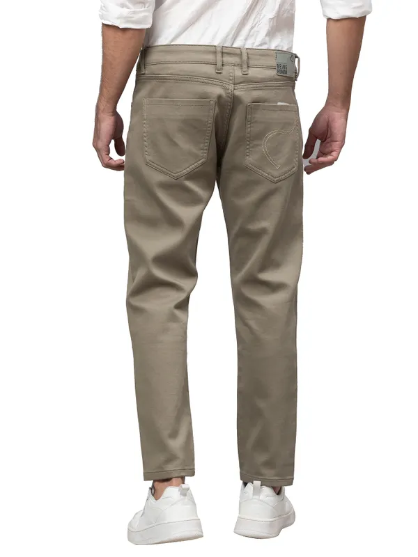 Being Human Men Cropped Fit Denim-Pista