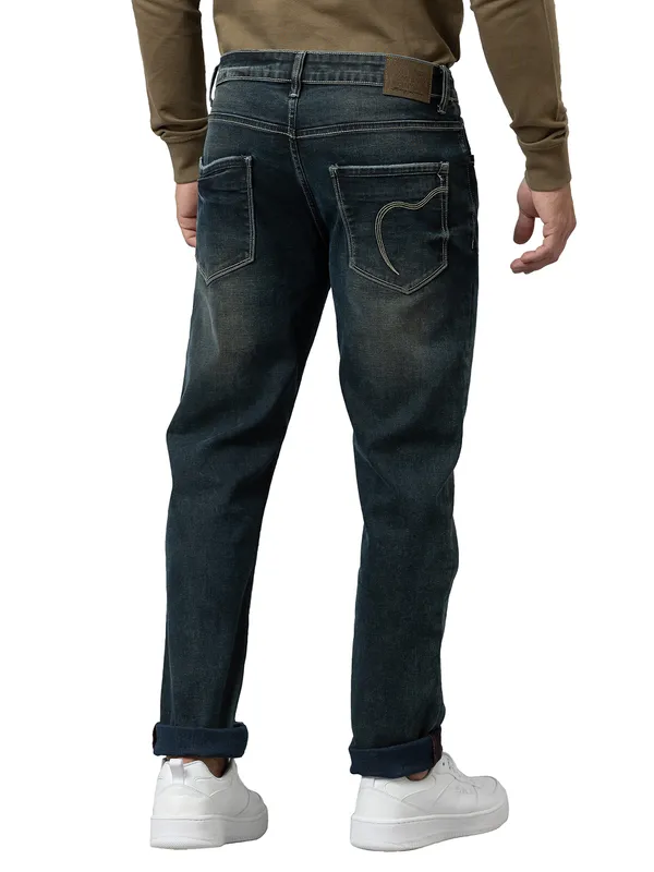 Being Human Clothing Men Slim Fit Denim-Mid Tone