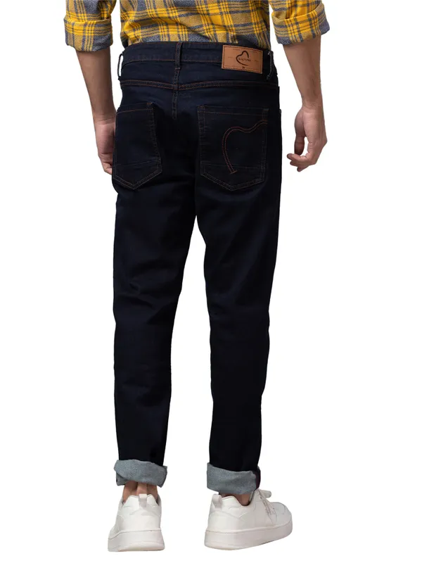 Being Human Clothing Men Slim Fit Denim-Dark Tone