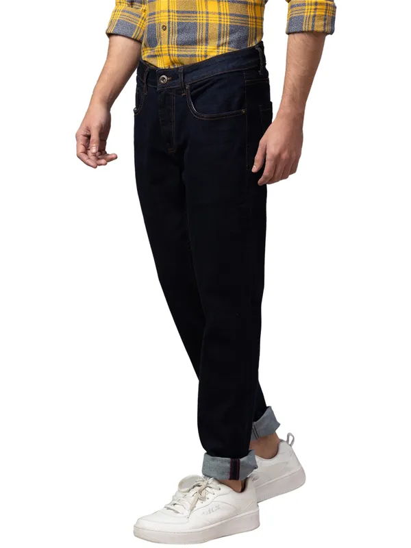 Being Human Clothing Men Slim Fit Denim-Dark Tone