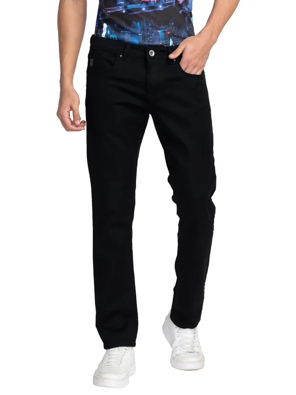 Being Human Men Slim Fit Denim-Black Tone