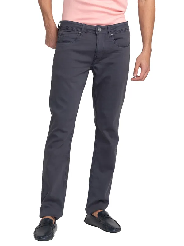 Being Human Clothing Men Slim Fit Denim-Charcoal