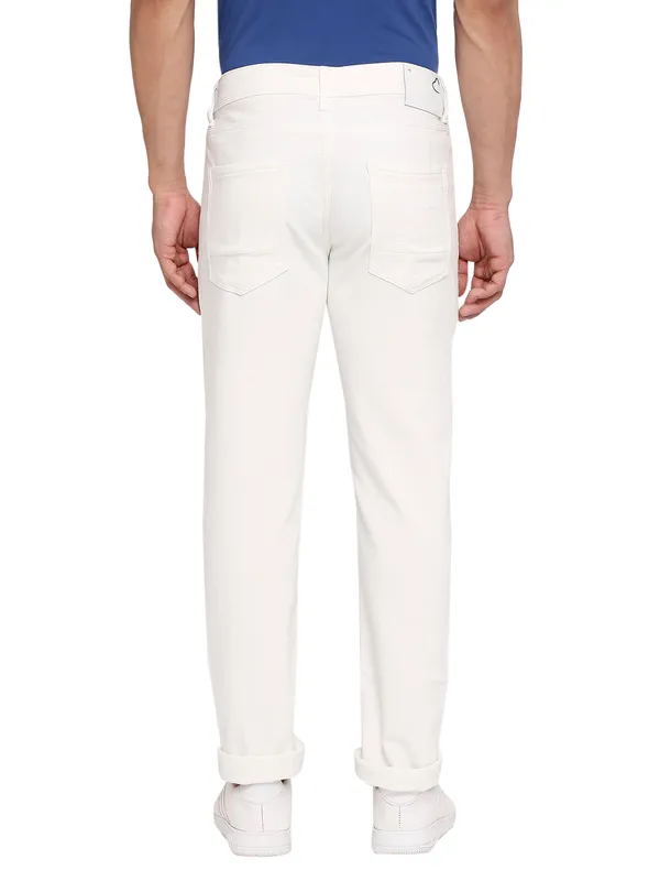Being Human Clothing Men Slim Fit Denim-White