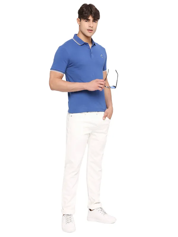 Being Human Clothing Men Slim Fit Denim-White