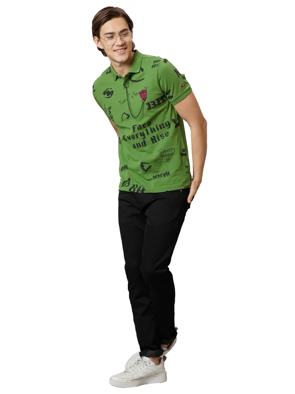 Being Human Men Slim Straight Fit Denim-Black Tone