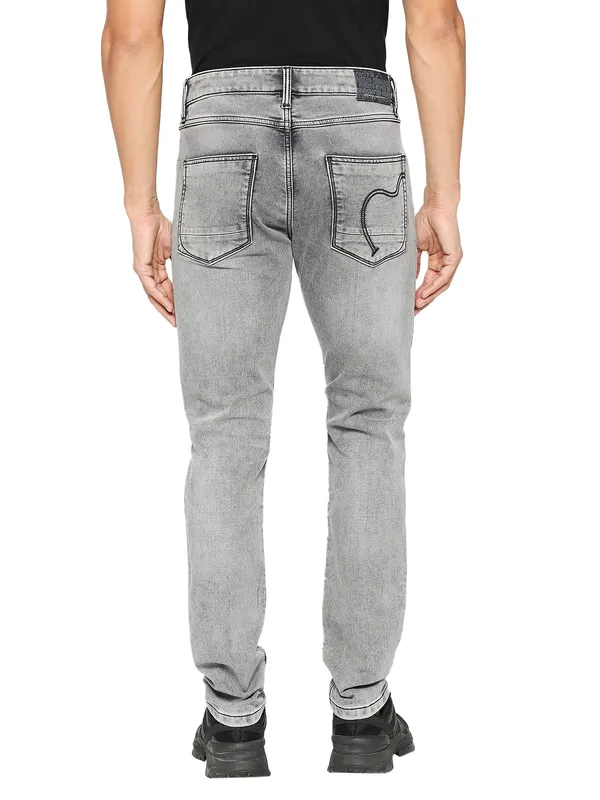 Being Human Men Slim Fit Denim-Grey Tone