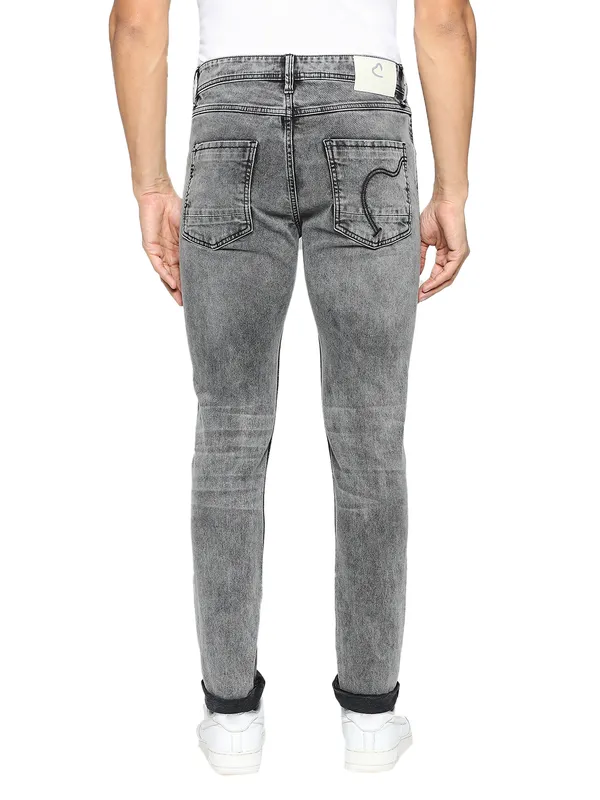 Being Human Clothing Men Skinny Fit Denim-Grey Tone