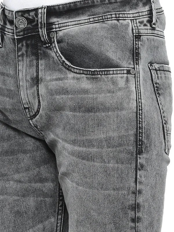 Being Human Clothing Men Skinny Fit Denim-Grey Tone