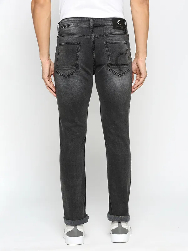 Being Human Clothing Men Boot Cut Fit Denim-Black Tone