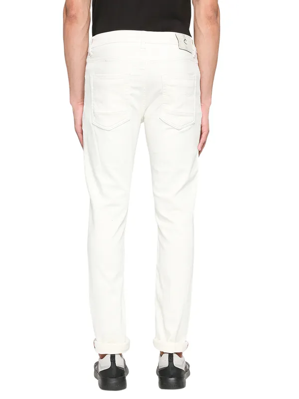 Being Human Men Slim Fit Denim-White