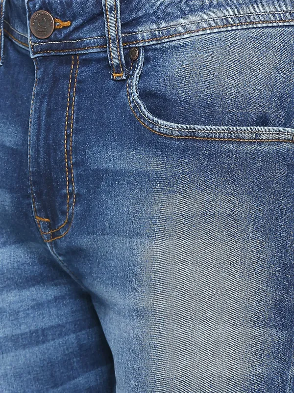 Being Human Men Slim Fit Denim-Mid Tone