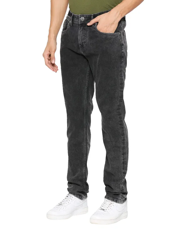Being Human Men Slim Fit Denim-Black Tone