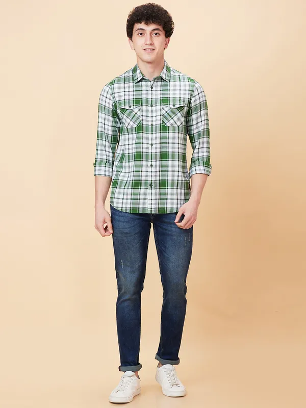 Being Human Men Slim Fit Denim-Dark Tone