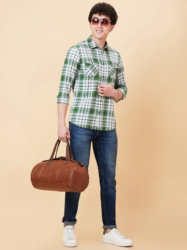 Being Human Men Slim Fit Denim-Dark Tone