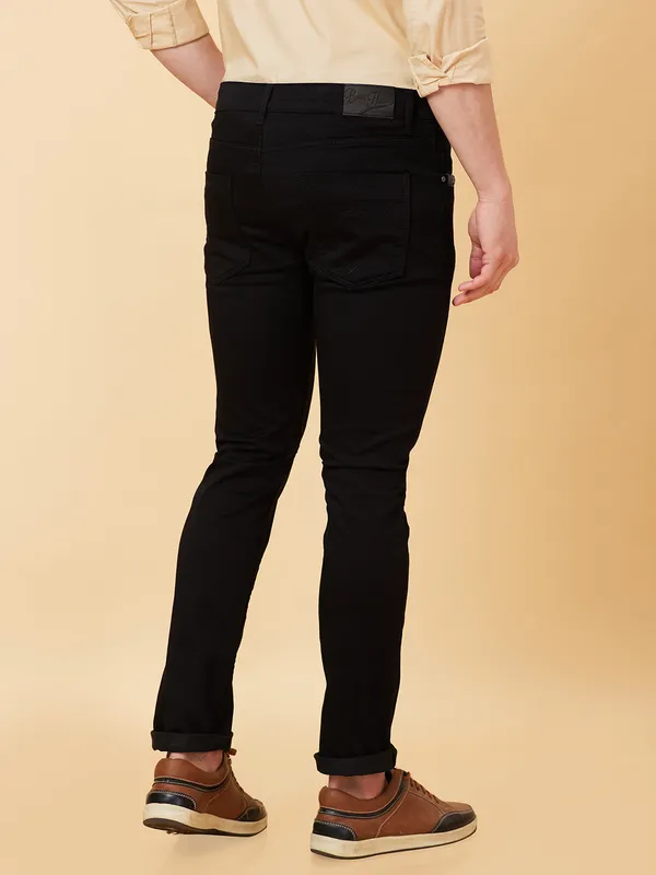 Being Human Men Skinny Fit Denim-Black Tone