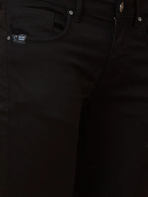 Being Human Men Skinny Fit Denim-Black Tone