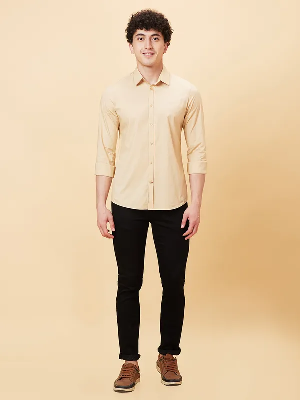 Being Human Men Skinny Fit Denim-Black Tone