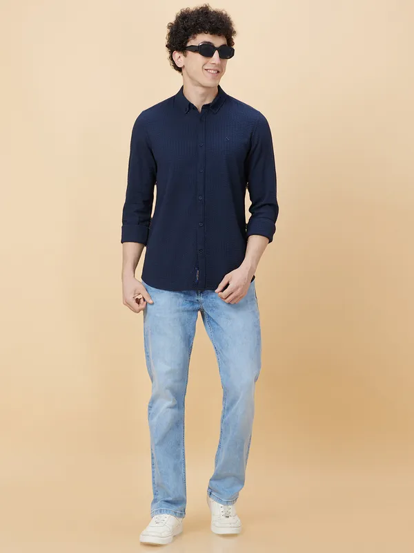 Being Human Clothing Men Boot Cut Fit Denim-Light Tone