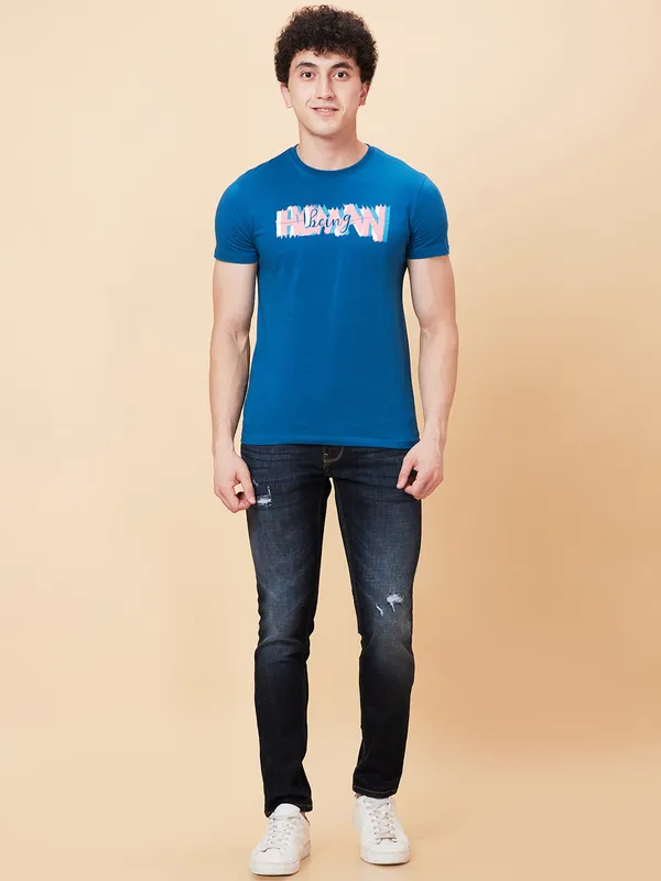 Being Human Men Skinnyfit Denim-Dark Tone